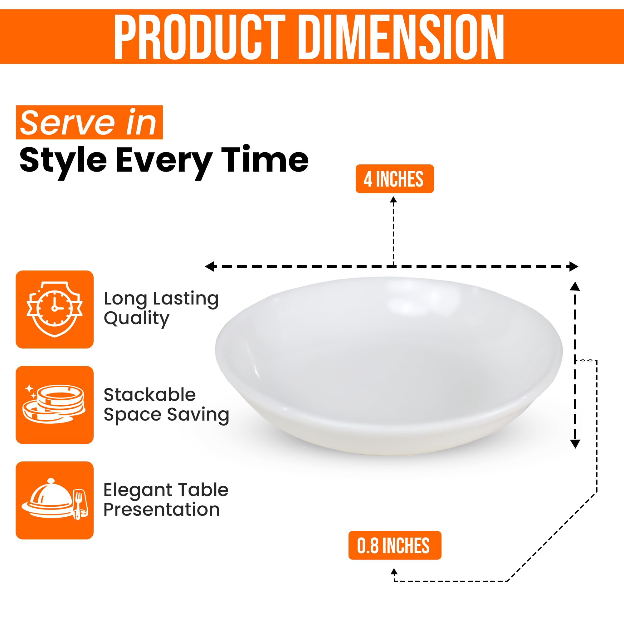 Iconikal coaster in white ceramic protects surfaces during drinks.