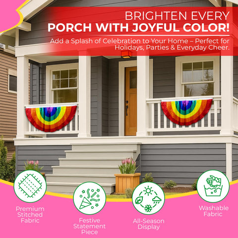 Iconikal easy-hang 3-grommet design supports versatile setup