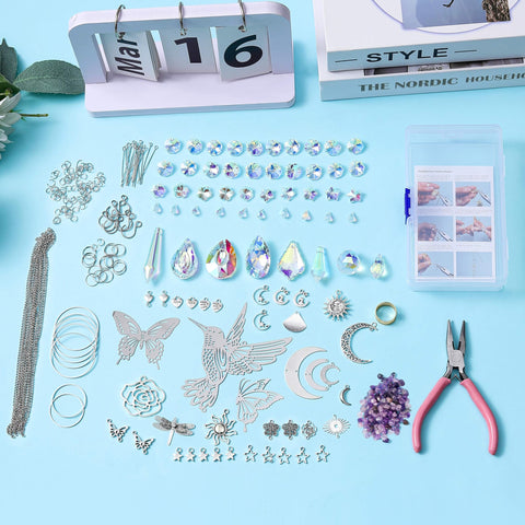 IcosaMro accessories butterfly enhances whimsical hanging decor and light play.