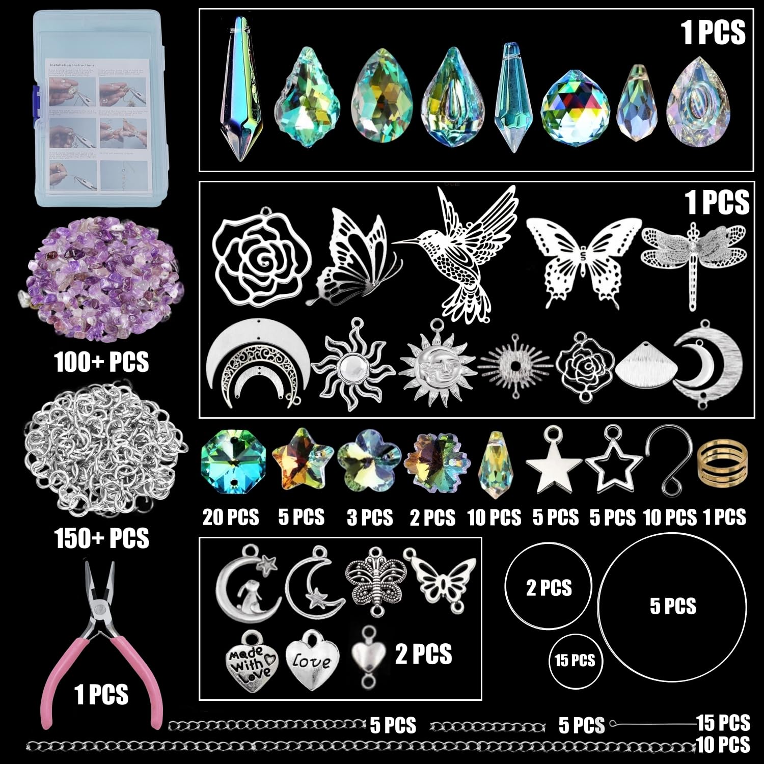 IcosaMro crystal sun catcher octagon spreads prismatic light across walls.