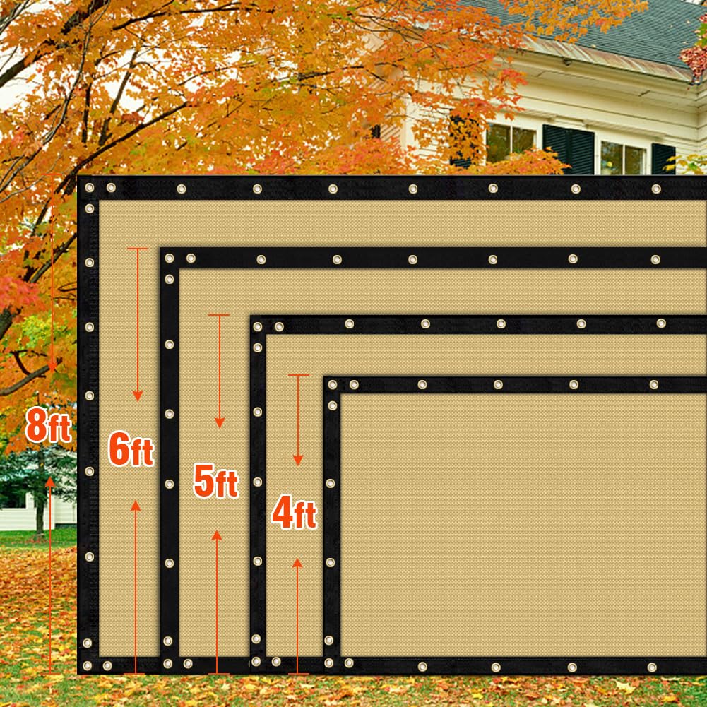 iCover 4 foot by 50 foot size suits many fence heights