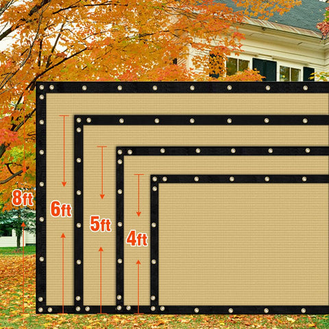 iCover 4 foot by 50 foot size suits many fence heights