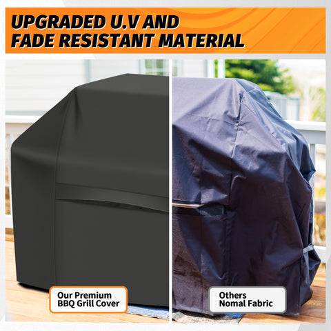 iCOVER 82inch grill cover withstands weather to keep your grill ready.