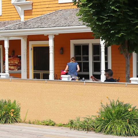 iCover apartment and patio privacy screen fits various spaces