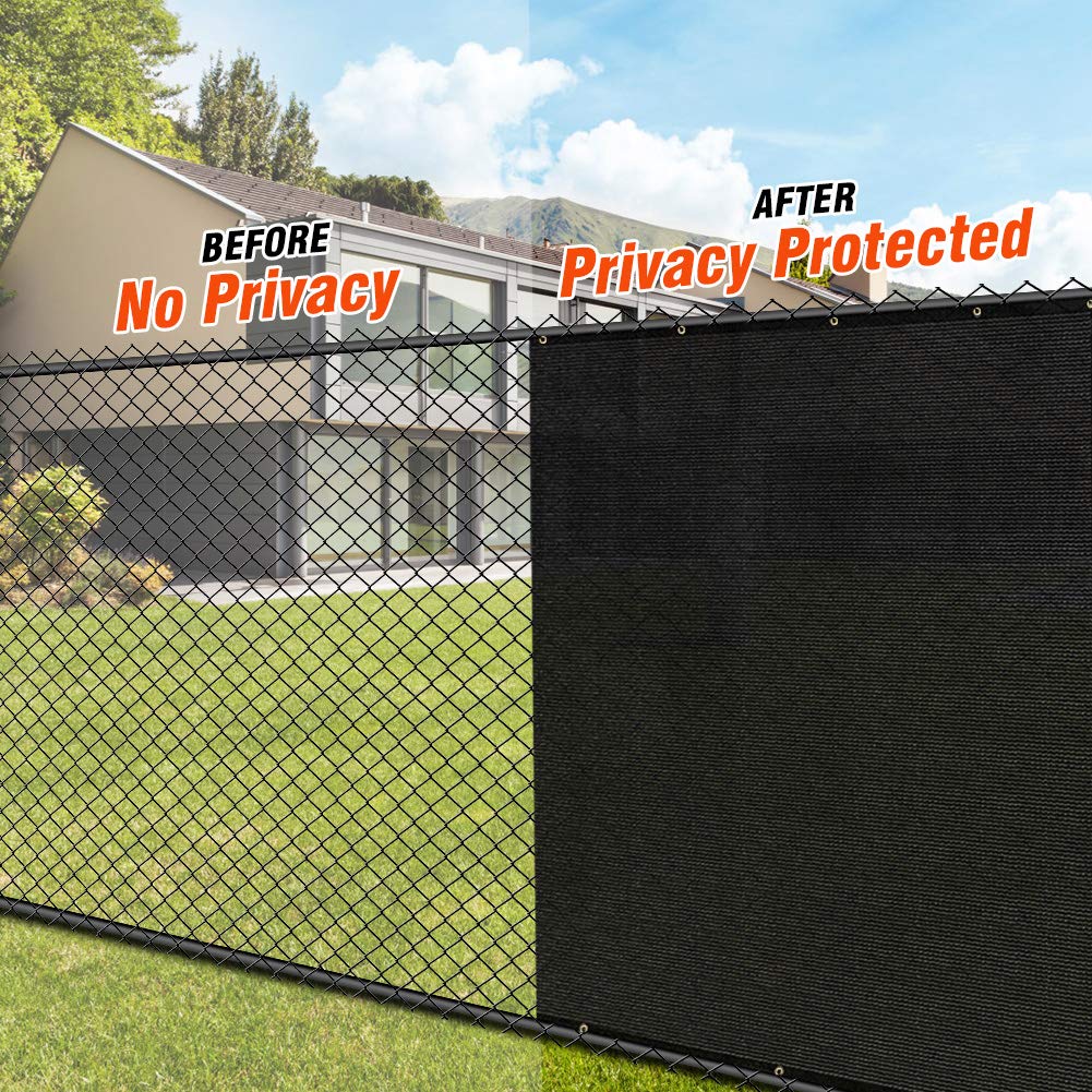 iCover privacy screen brass grommets detail highlighting rust-resistant hardware