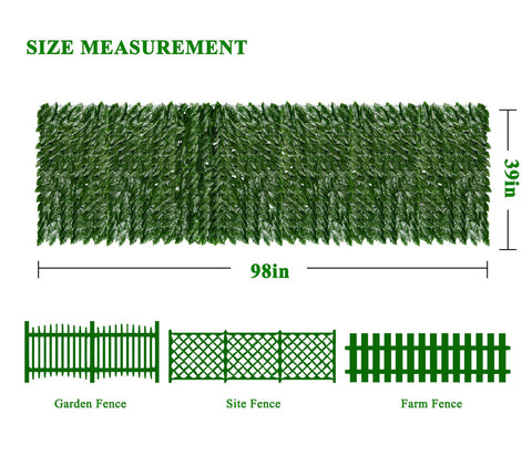 i COVER dense ivy leaf panels create lush privacy for fences and gardens.