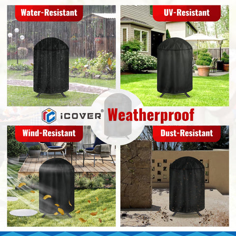 iCOVER easy-clean design cleans quickly with a hose