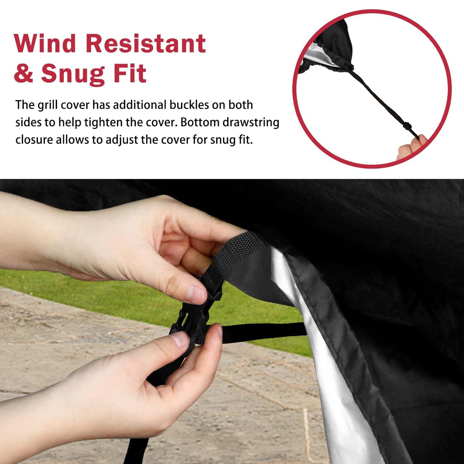 iCOVER easy-clean design allows quick hose-off after grilling sessions.