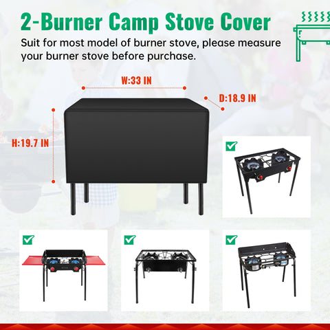 iCOVER heavy-duty 600D fabric emphasizes durability and weather resistance for outdoor cooking.