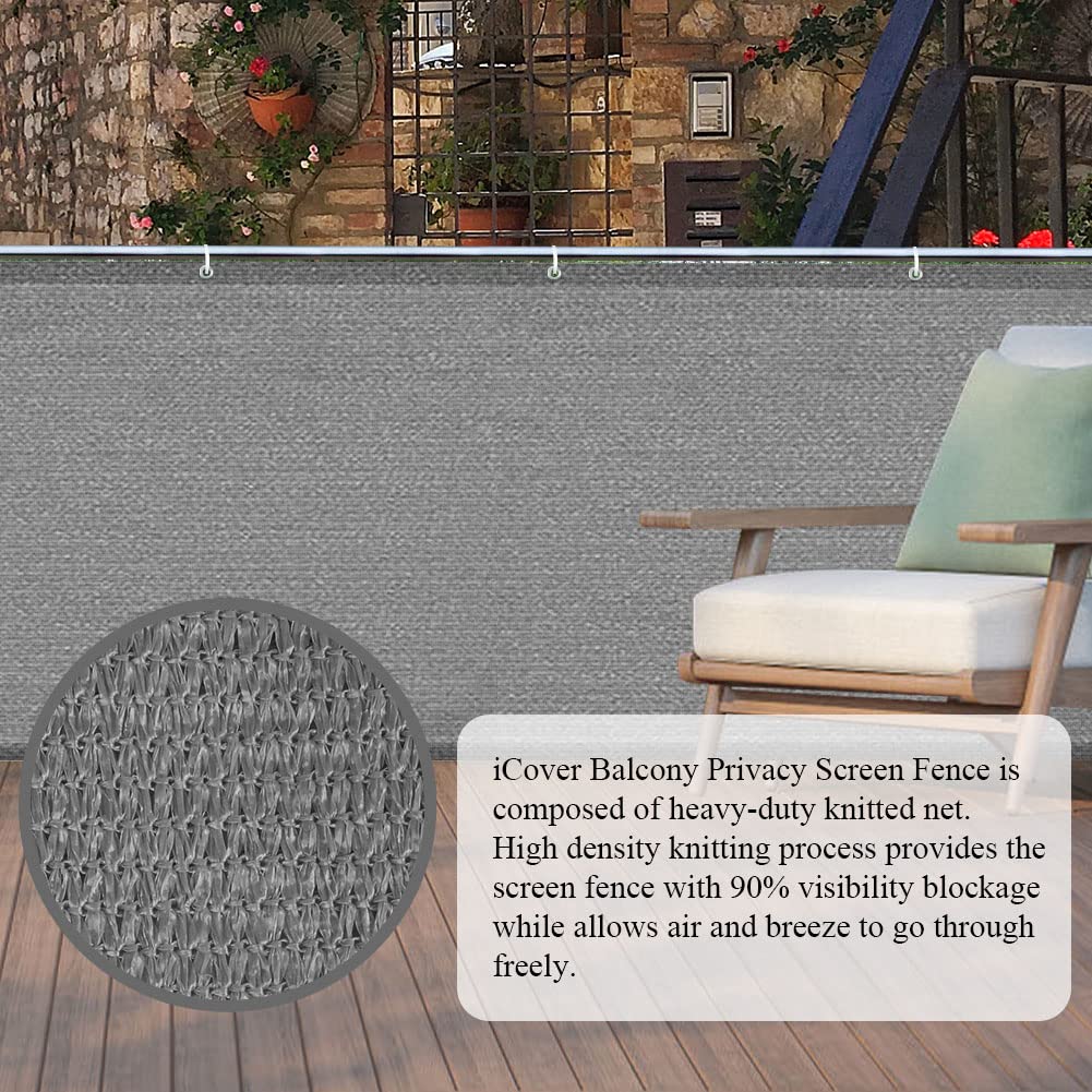 i COVER heavy-duty knit fence mesh lets breeze through while adding privacy.