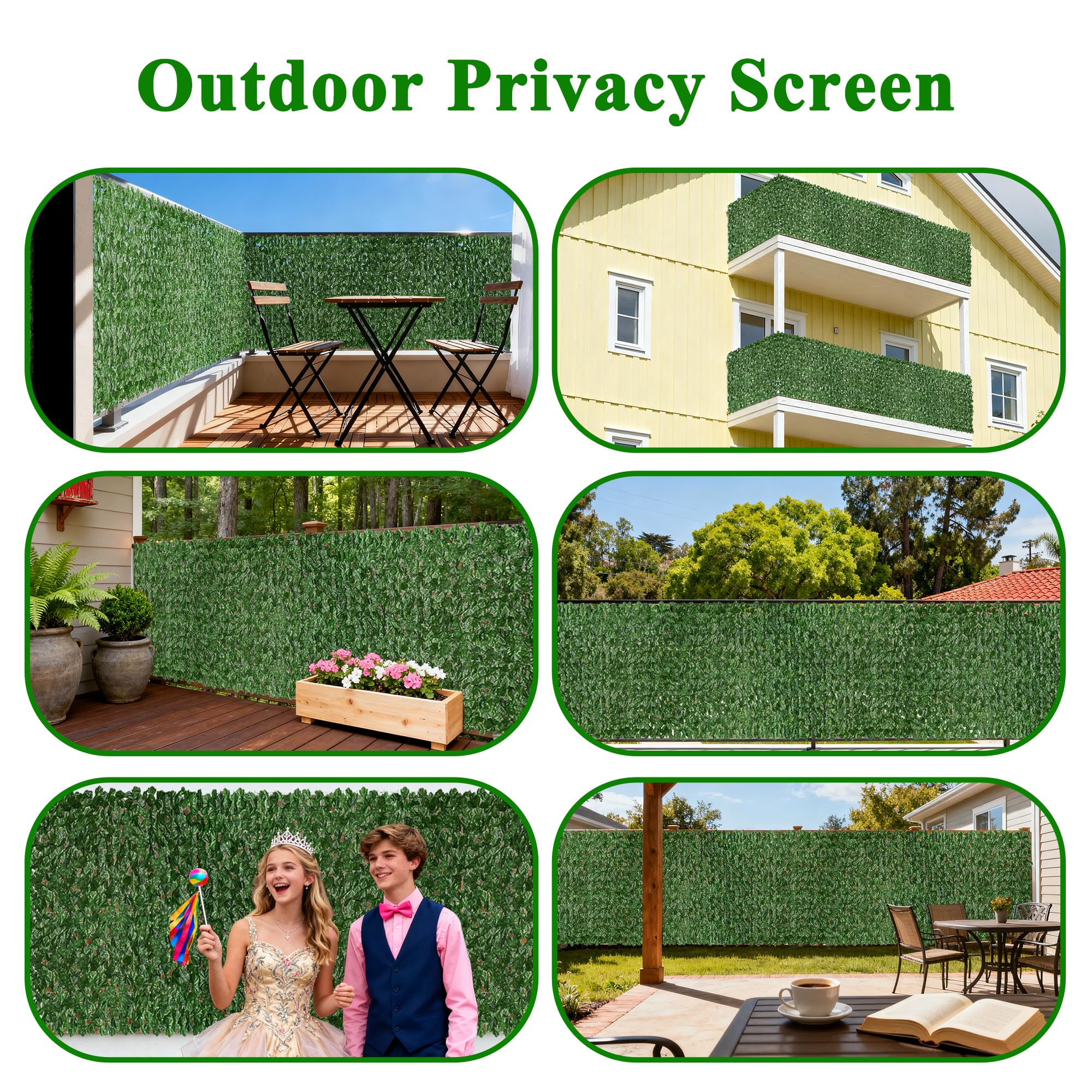 i COVER modular ivy panels reassemble to fit fences, walls, or trellises.
