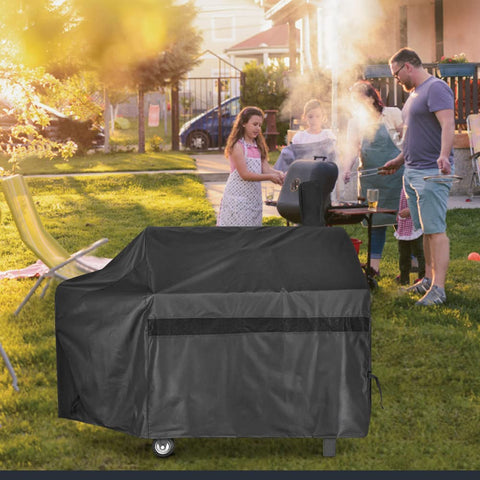 iCOVER offset smoker cover double-stitched durability for long-lasting protection