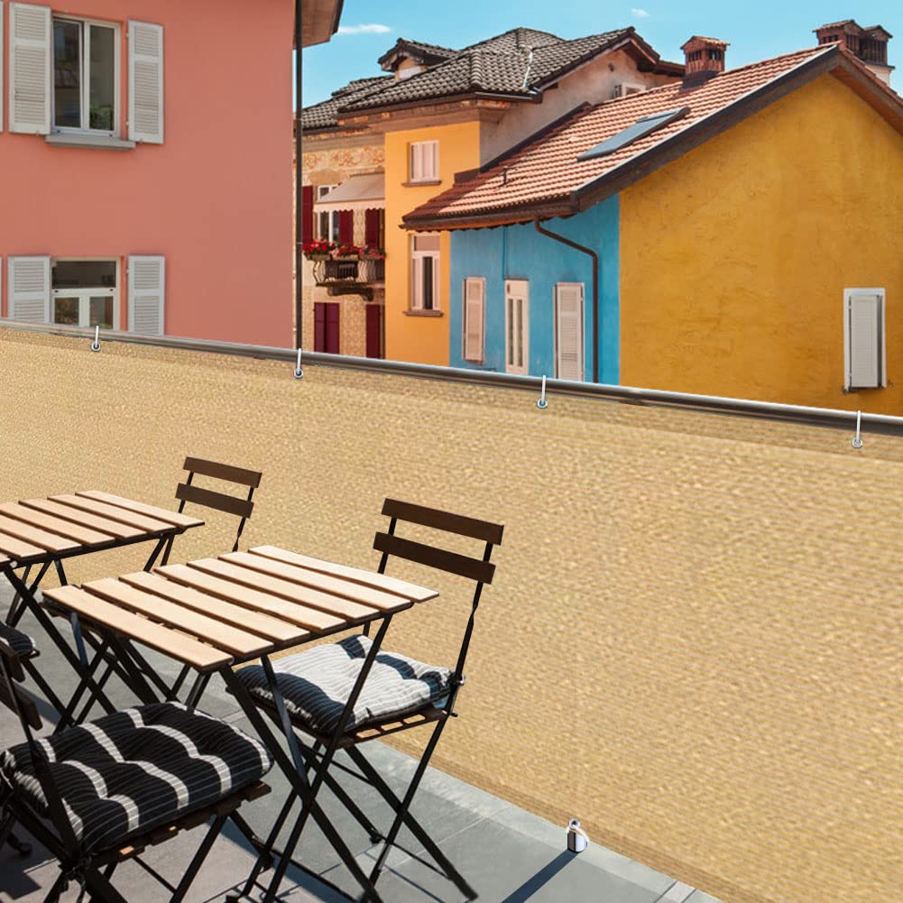 iCover outdoor privacy screen resists weather and cleans easily