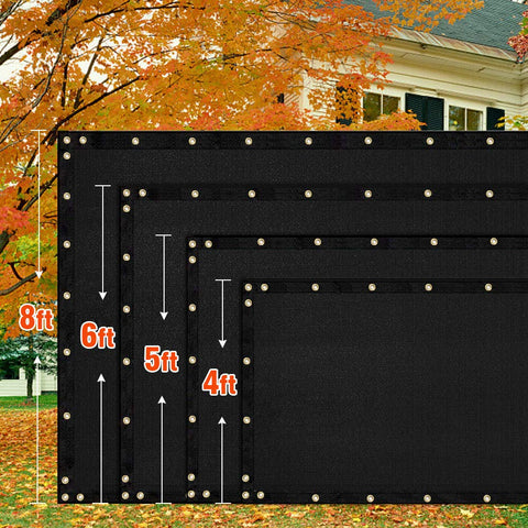 iCover privacy screen in garden setting providing private outdoor space