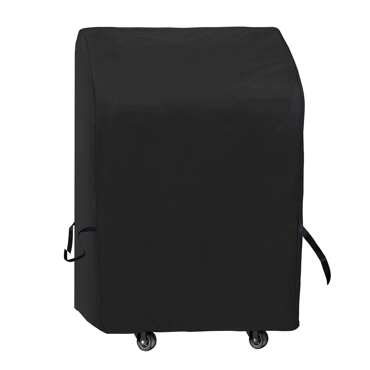 iCOVER small grill cover shows 32x26x43 inches, guarding your grill against rain and sun.