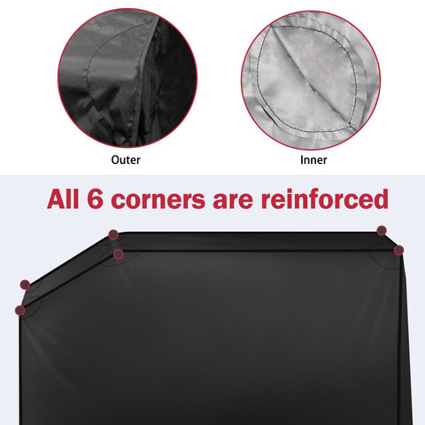 i COVER ultra-durable oxford polyester resists tearing and sun exposure.