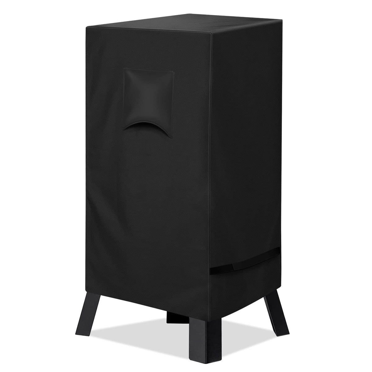 iCOVER 40-inch Masterbuilt smoker cover, front view, weatherproof protection for your grill