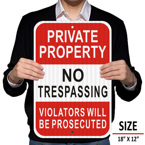 i-CowFun no-trespassing sign clearly marks boundaries to deter unauthorized access