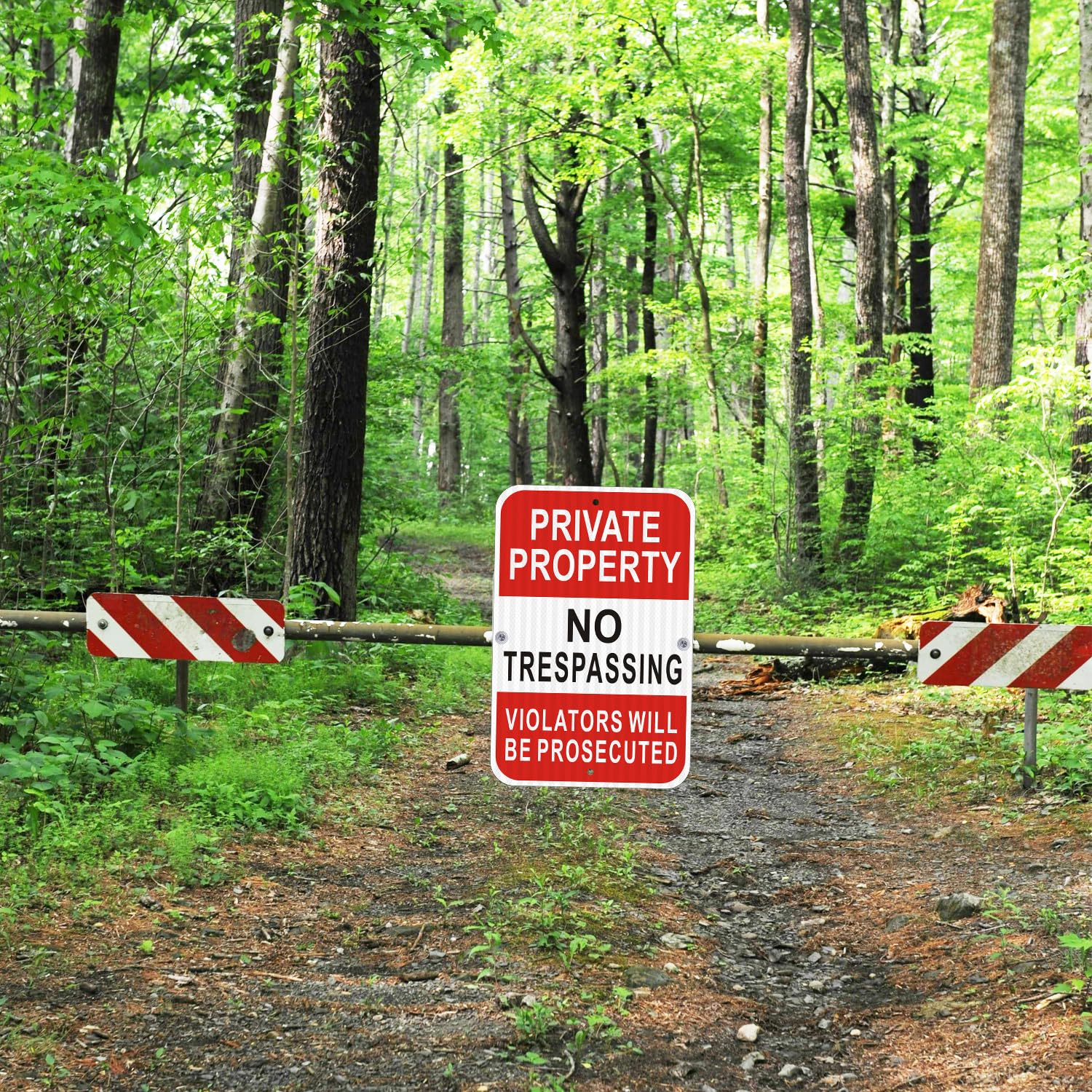 i-CowFun versatile property-safety sign deters trespassers while preserving curb appeal