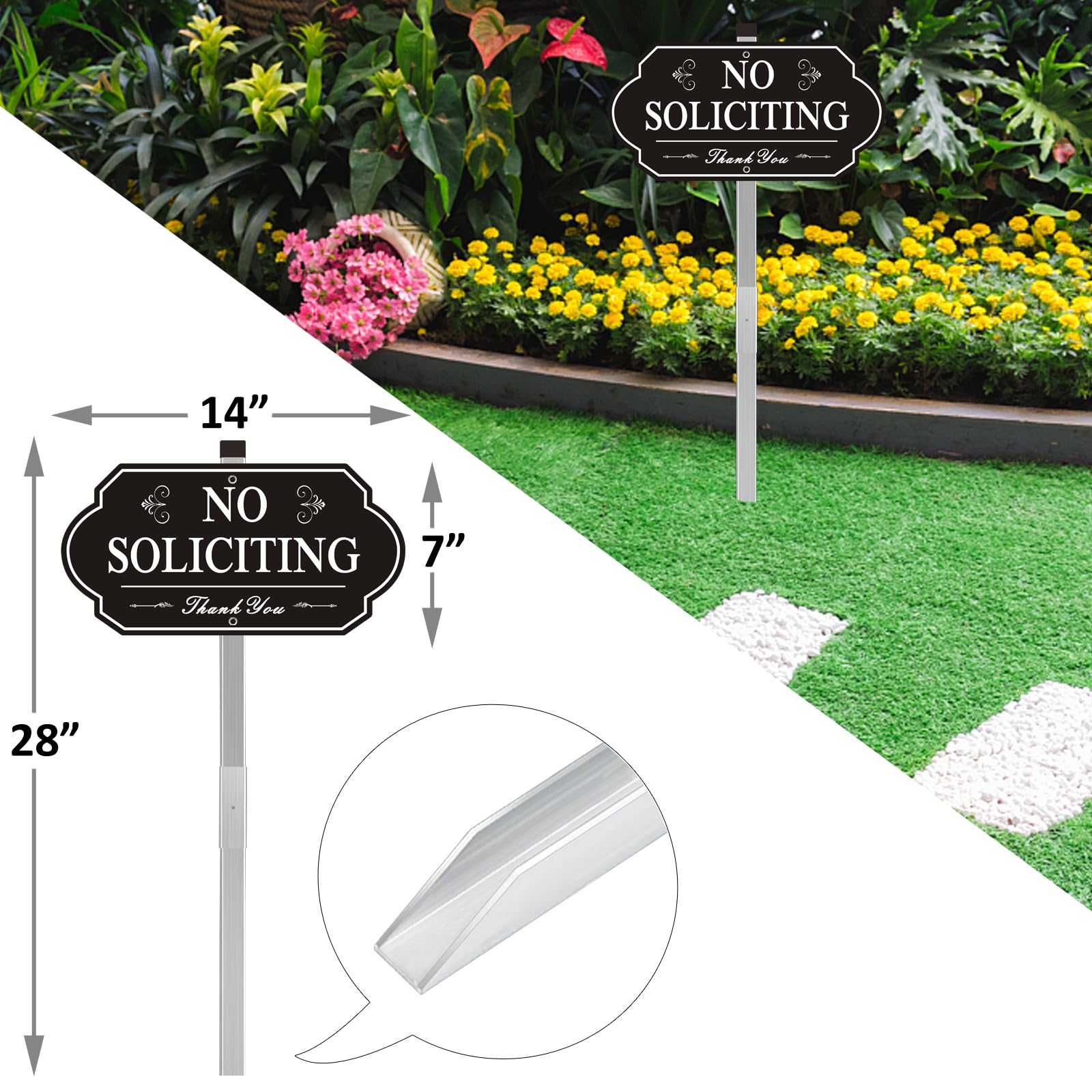 i-CowFun weatherproof UV-coated metal sign stands up to sun and rain.