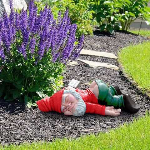 IcyAits-yard-gnome-funny-drunk-figure sparks conversation at gatherings.