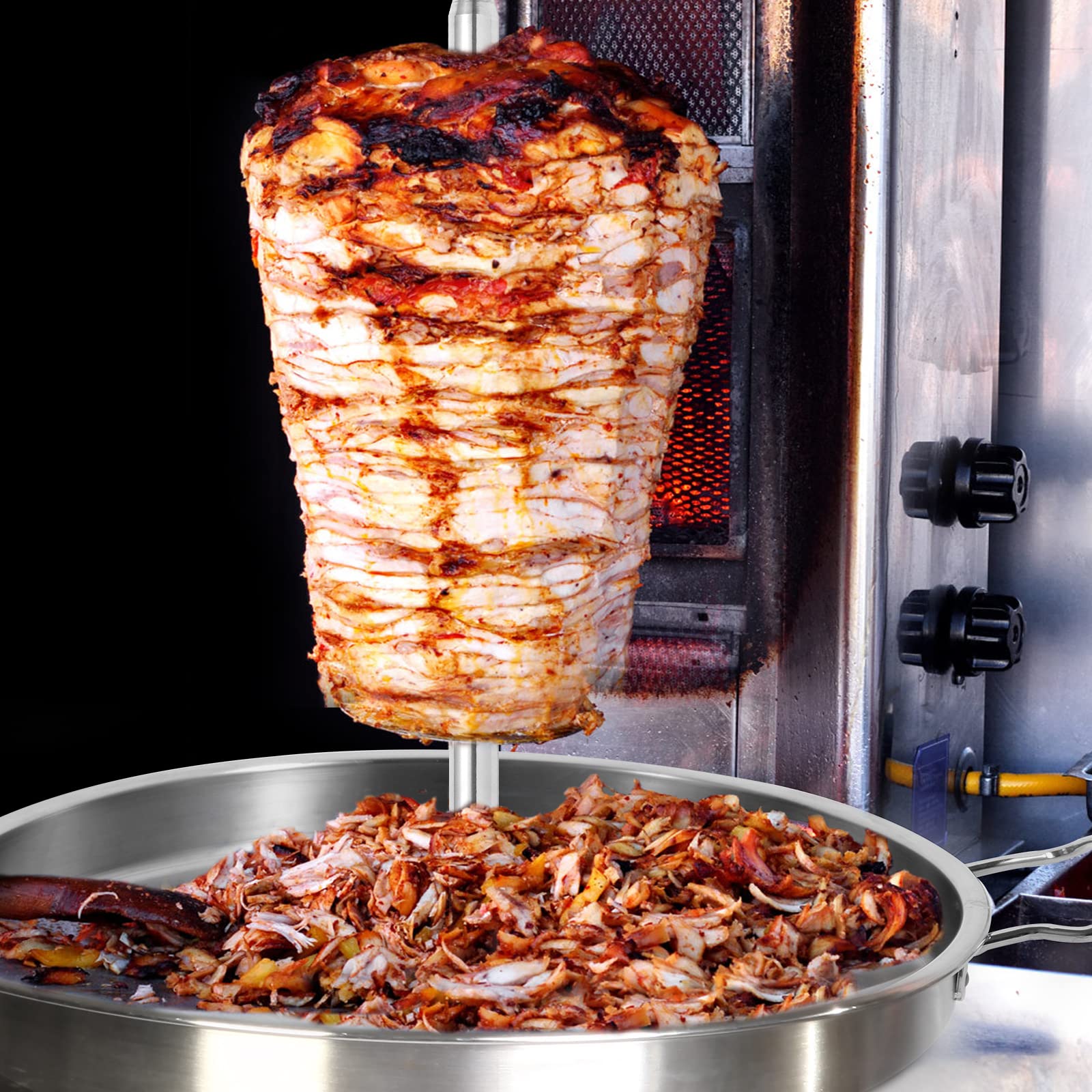 IDAKOS 12-inch skewers, longer skewers for thicker cuts and larger batches