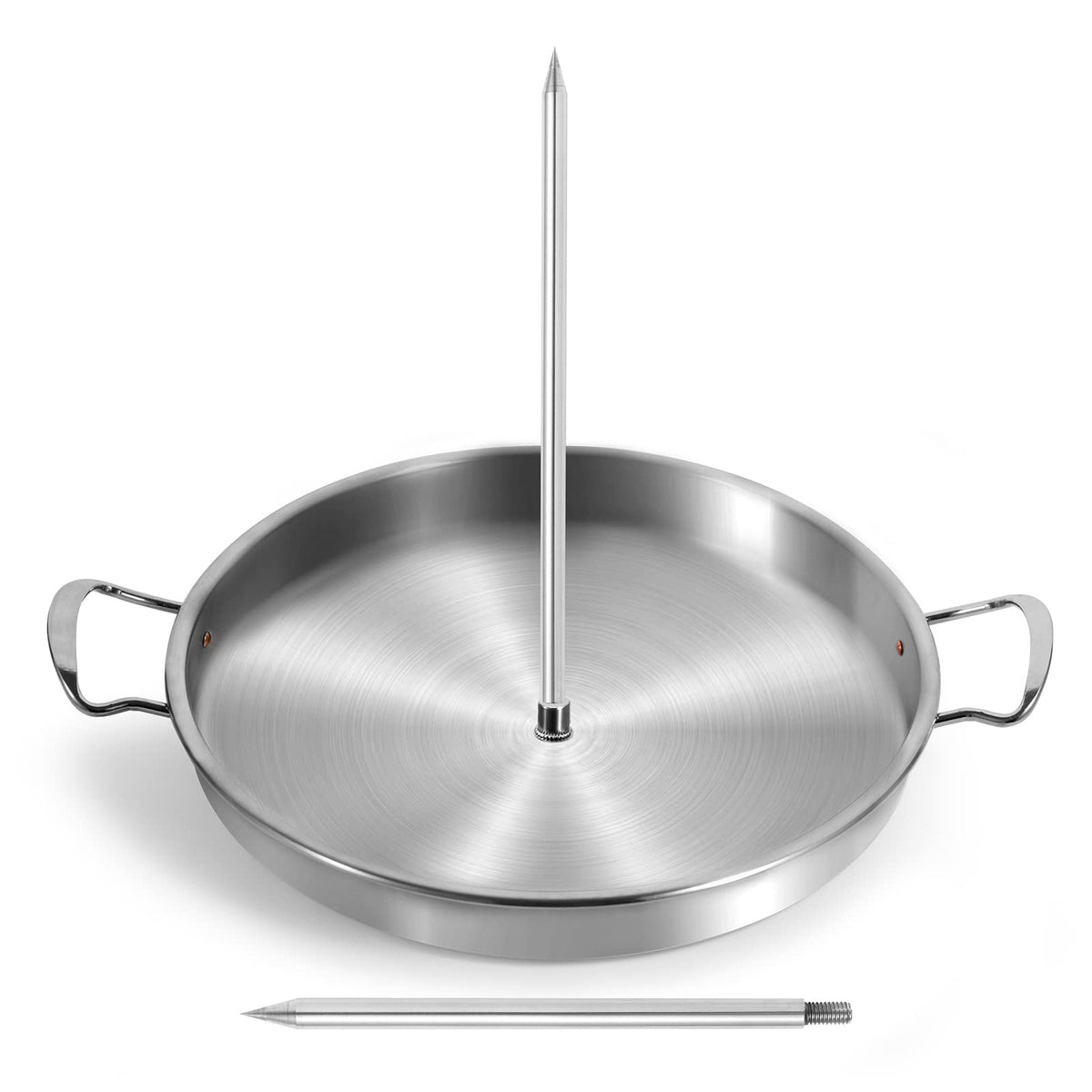 IDAKOS Vertical Skewer Grill base, sturdy stainless steel stand for steady cooking