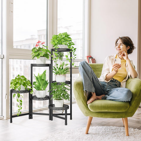 iDavosic.ly 7.9-inch trays keep pots secure and prevent spills.