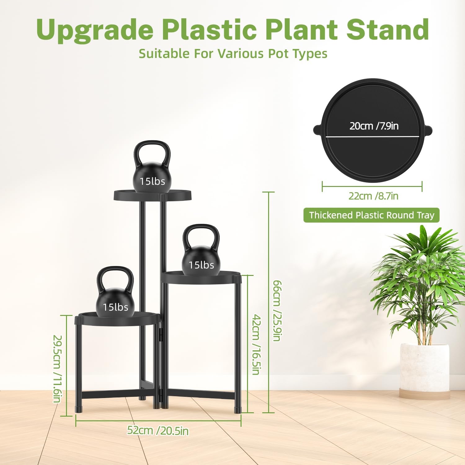idavosic.ly corner flower holder keeps plants neatly arranged on a shelf.