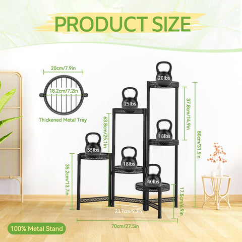 iDavosic.ly folding tall orchid rack fits corners and folds flat for easy storage.