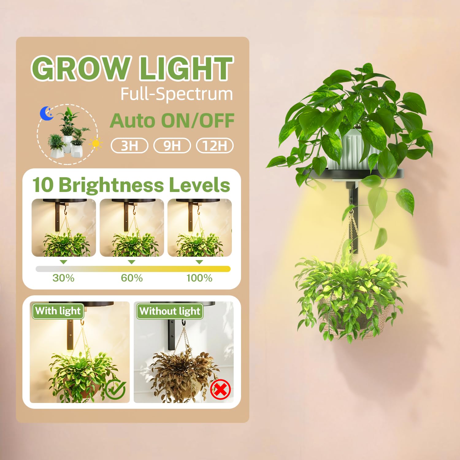 Two-pack metal stands ready to hold four plants total in iDavosic.ly set.