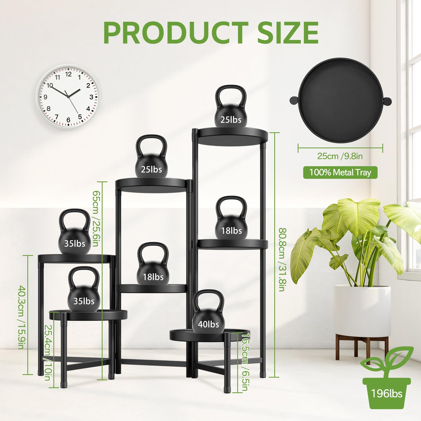 iDavosic.ly heavy-duty iron frame supports heavy pots with reliable strength