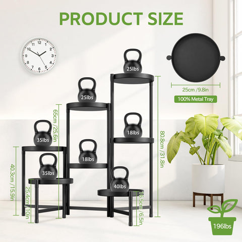 iDavosic.ly heavy-duty iron frame supports heavy pots with reliable strength