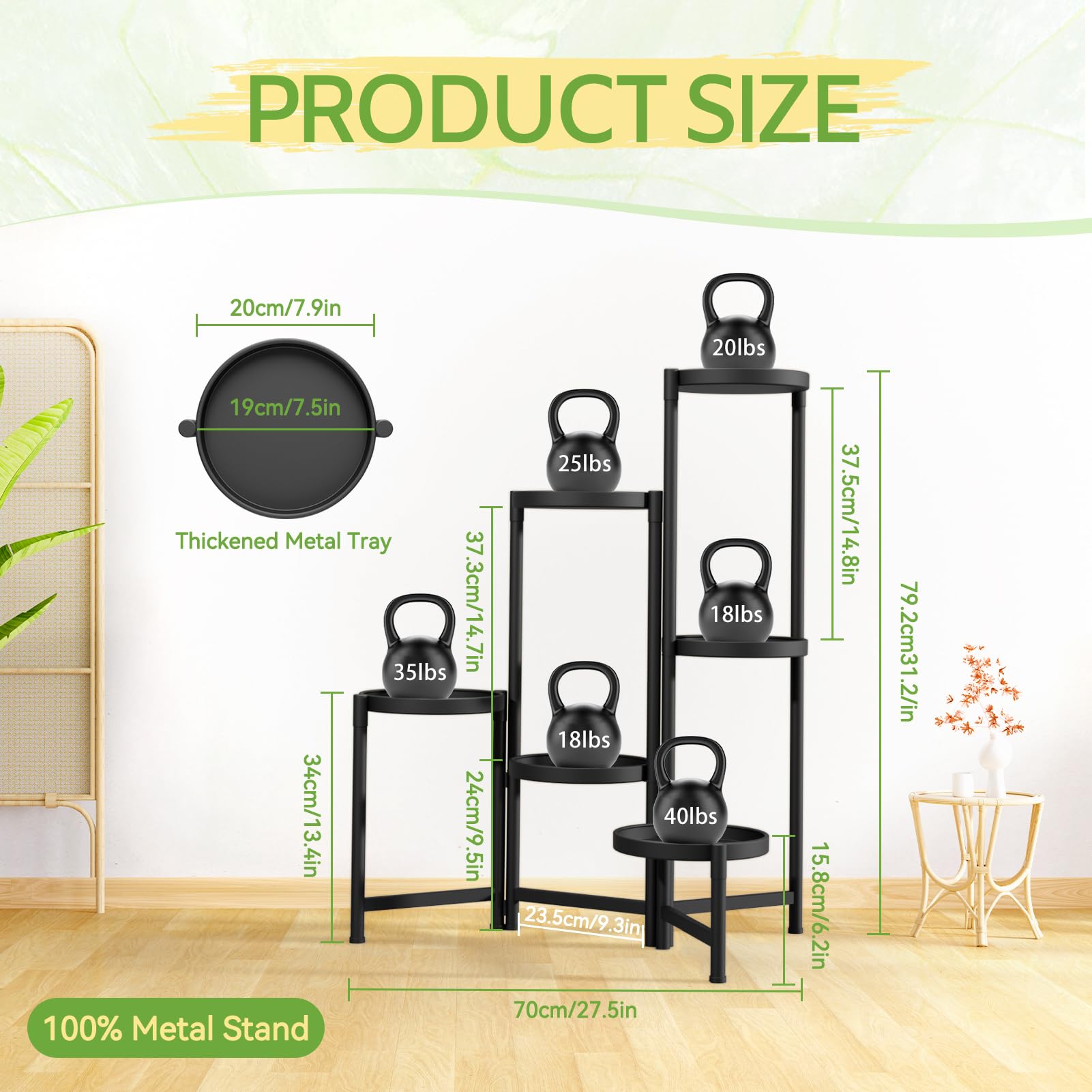 iDavosic.ly indoor outdoor plant stand blends patio and porch decor