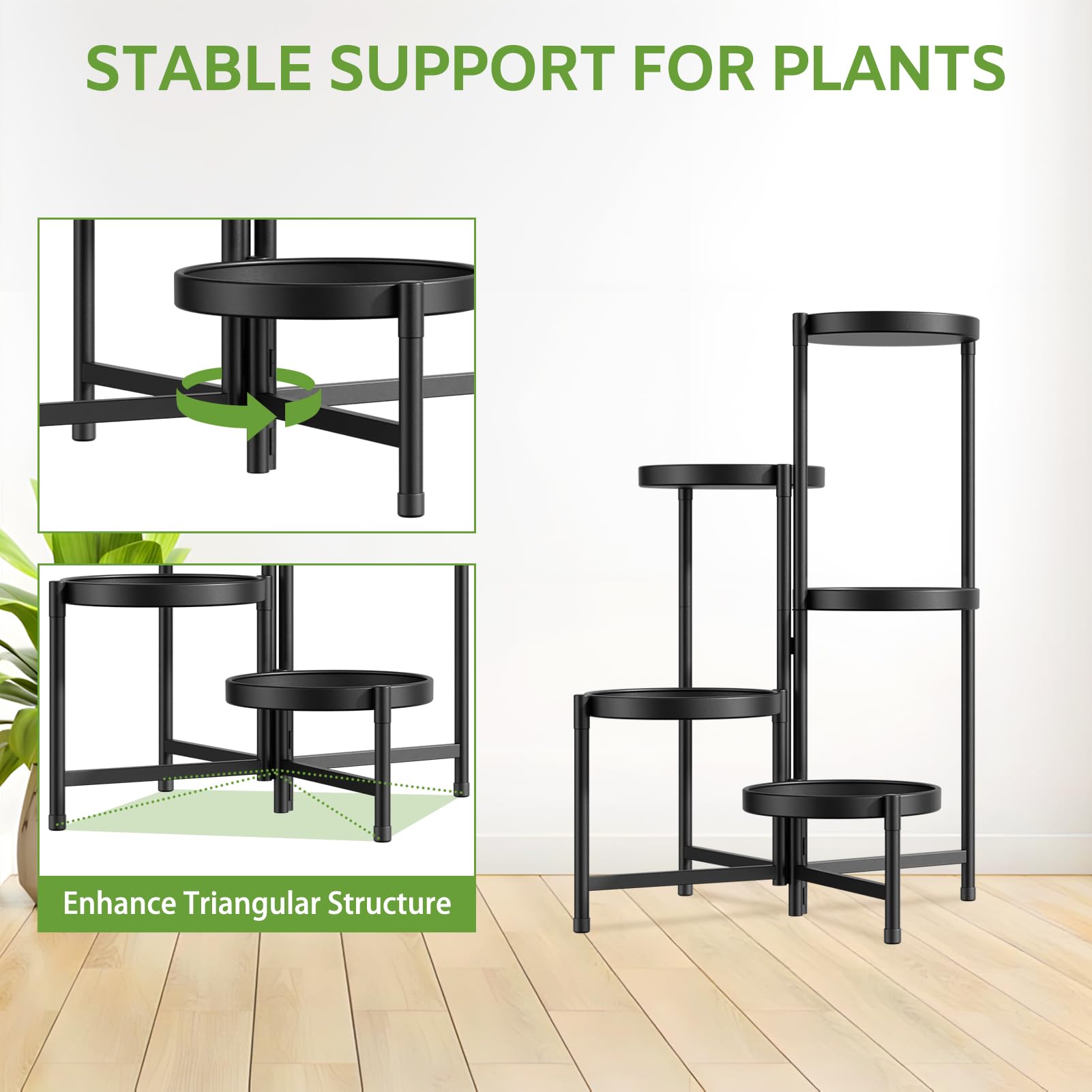 iDavosic.ly spiral tier layout ensures better sunlight exposure for each plant.