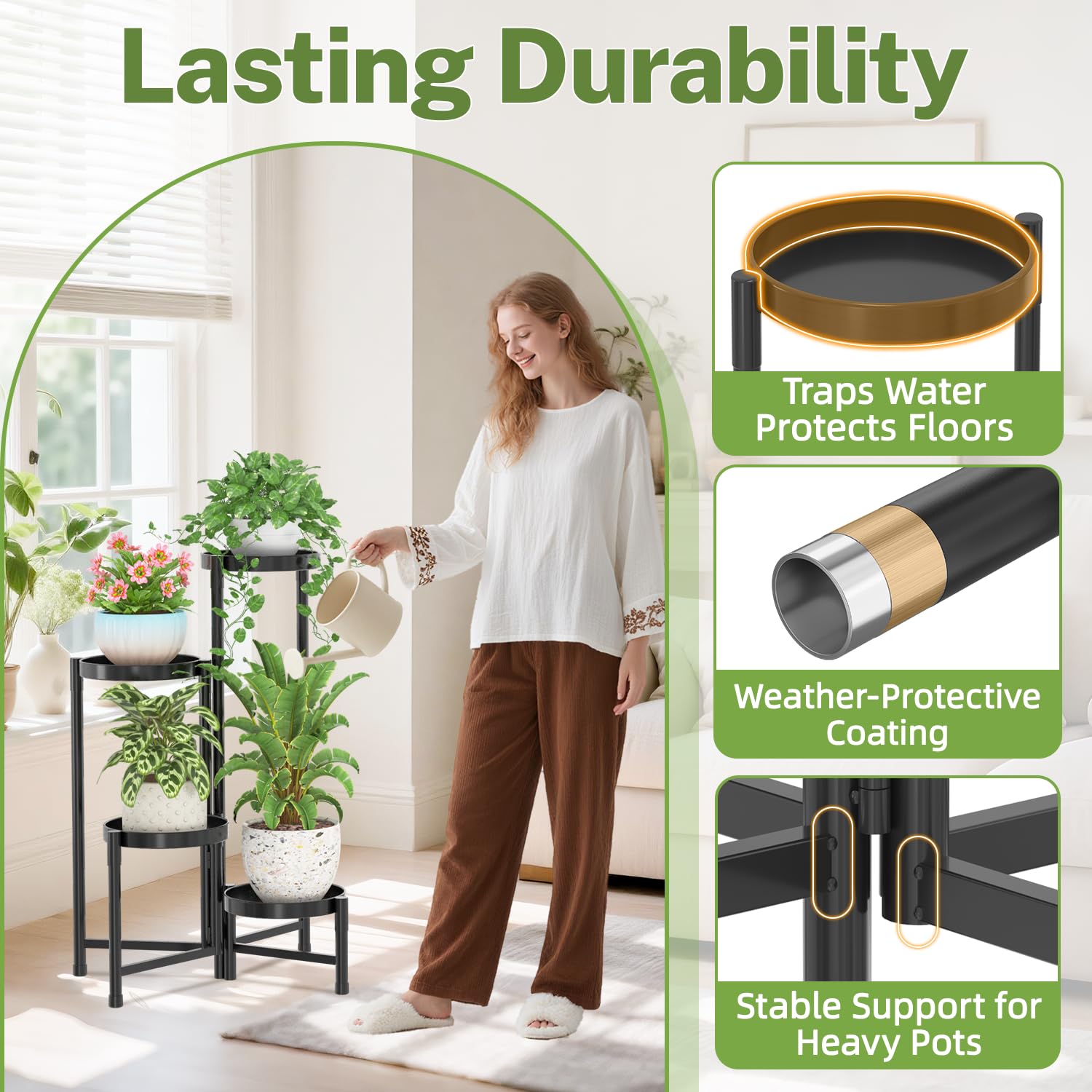 idavosic.ly triangular legs provide stable floor grip and floor-surface protection