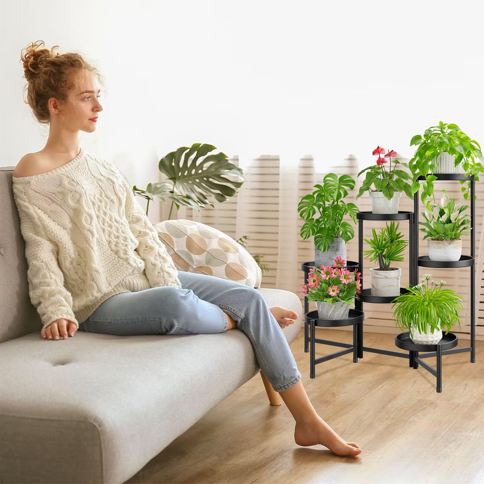 iDavosic.ly stable triangular footing keeps pots secure on floors