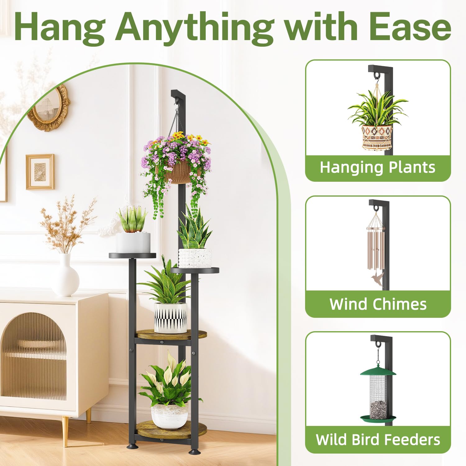 iDavosic.ly vertical plant display maximizes light across levels.