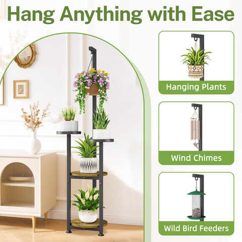 iDavosic.ly vertical plant display maximizes light across levels.