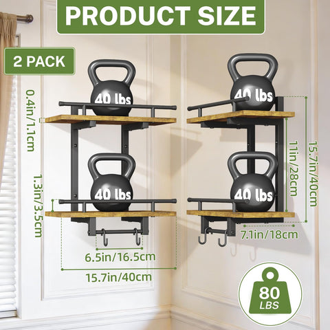iDavosic.ly wall plant holder with front guard rail keeps pots secure.