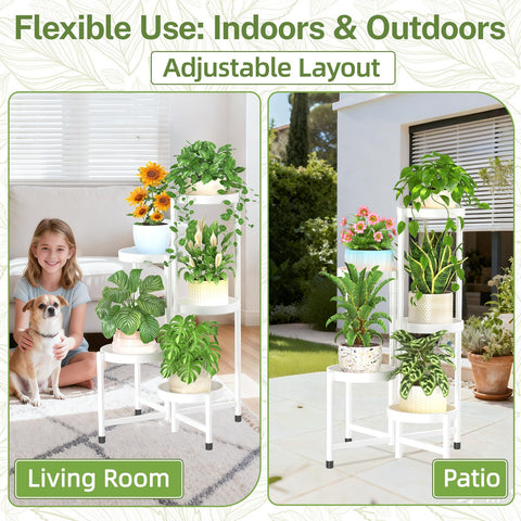 iDavosic.ly plant stand foldable-design facilitates easy storage after use