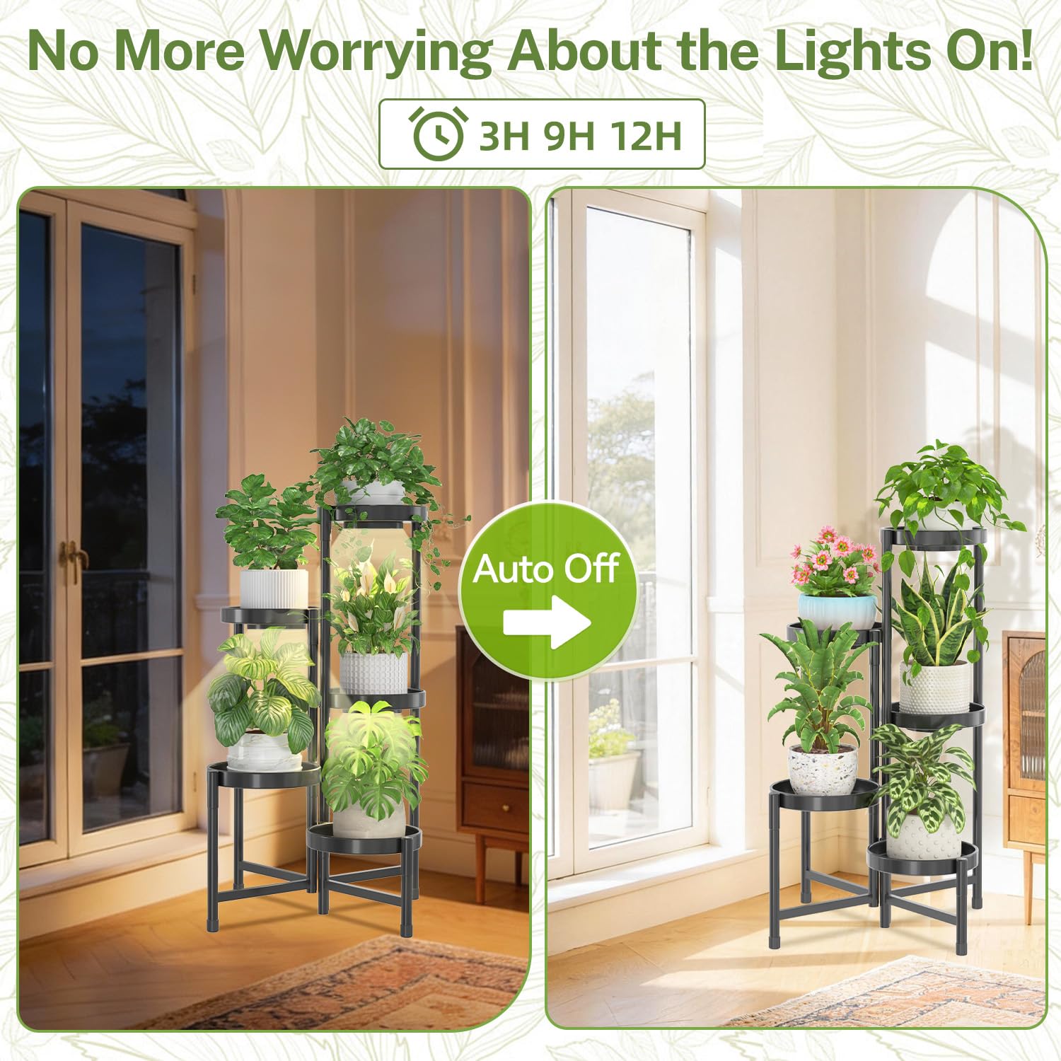iDavosic.ly sturdy iron construction holds multiple pots securely