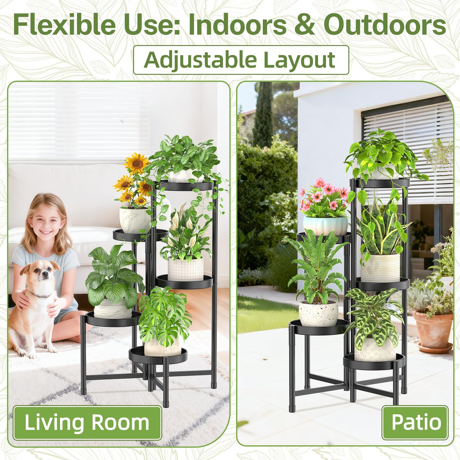 iDavosic.ly 7.9-inch trays on a tall stand guard against spills.
