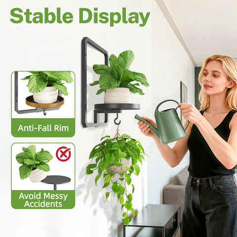 idavosic.ly floating flower display frame highlights plants as wall sculpture
