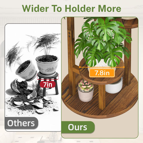 iDavosic.ly indoor plant display rack—ample tiers prevent shadow overlap for better light.