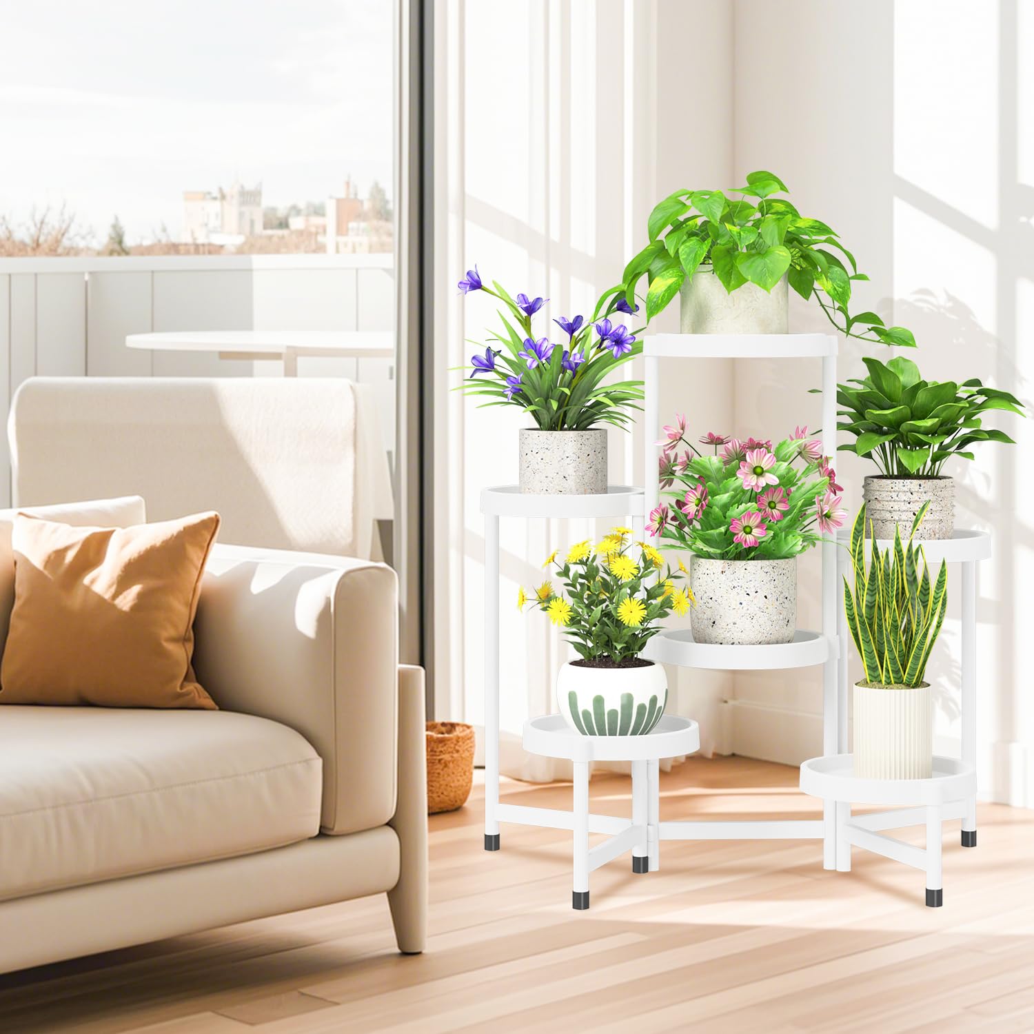 iDavosic.ly modern white aesthetic enhances room decor without overpowering it