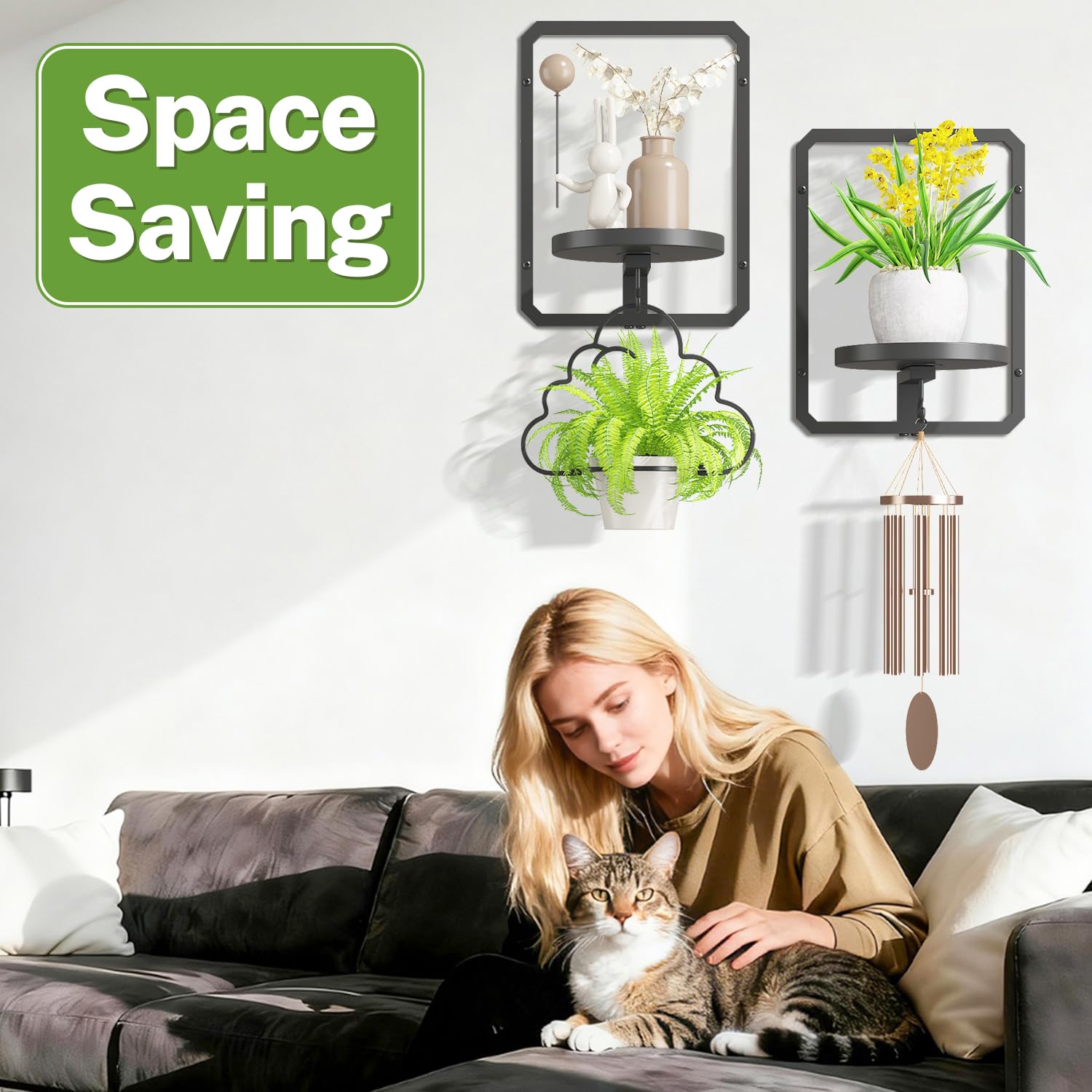 idavosic.ly natural wall art plant display blends greenery with modern decor