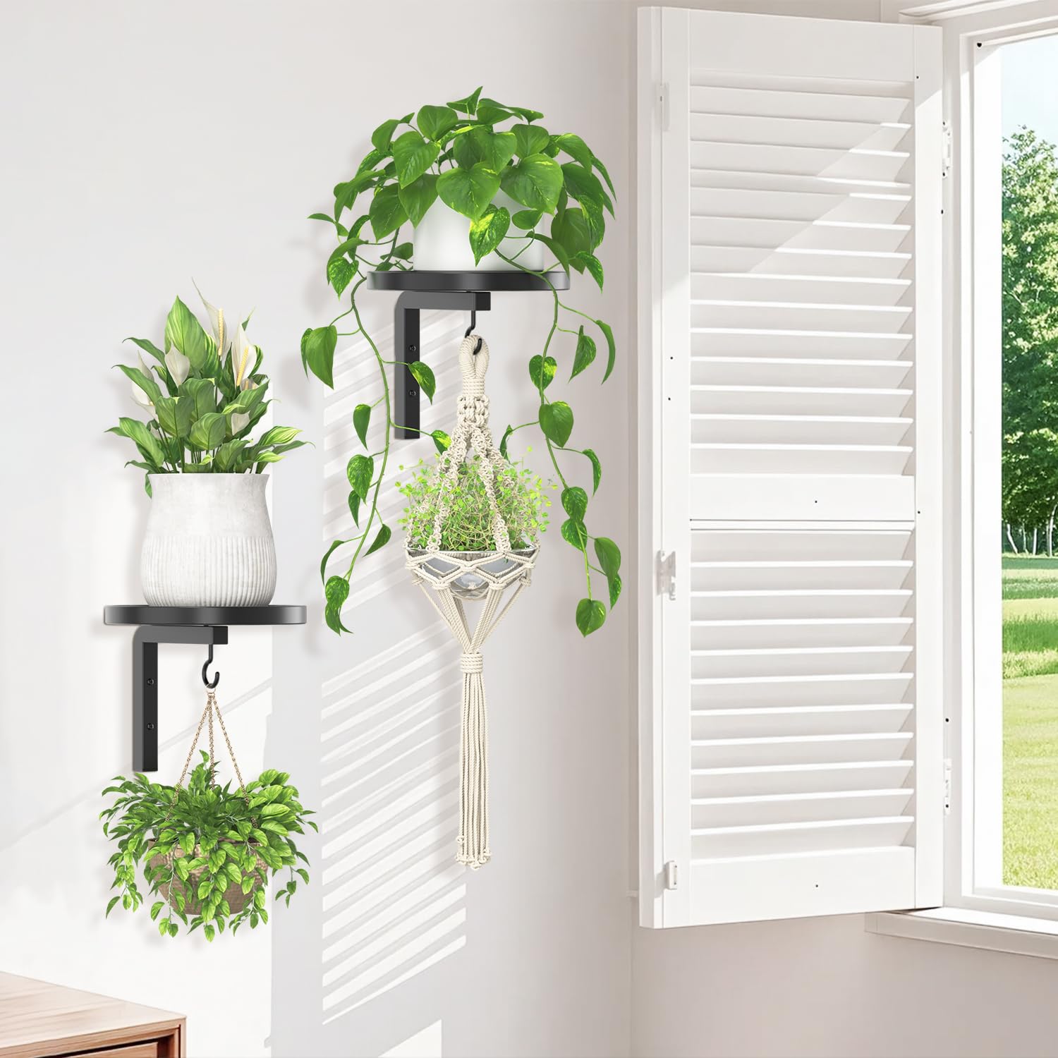 iDavosic.ly space-saving wall-mounted design keeps floors clear and tidy