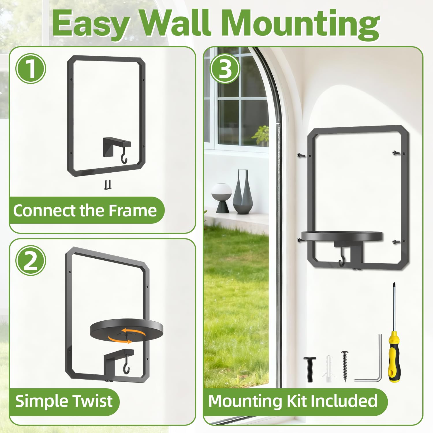 idavosic.ly space-saving wall-mounted hanger optimizes small rooms for lush displays