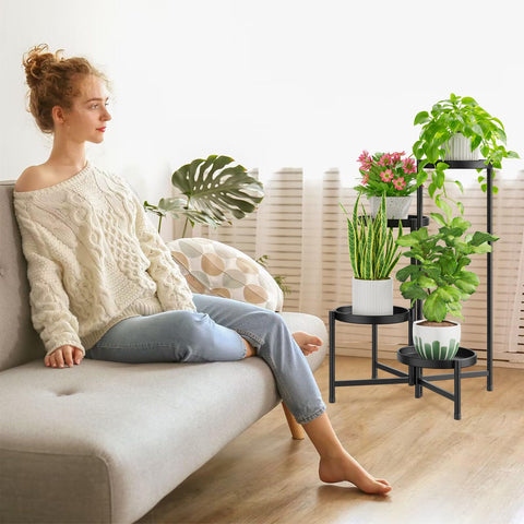 iDavosic.ly stable triangular footing keeps heavy pots securely upright